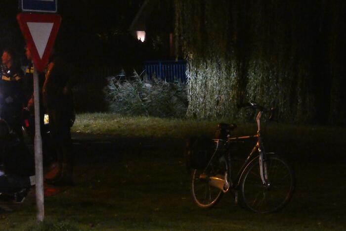 Aanrijding tussen een bestelbus en fietser