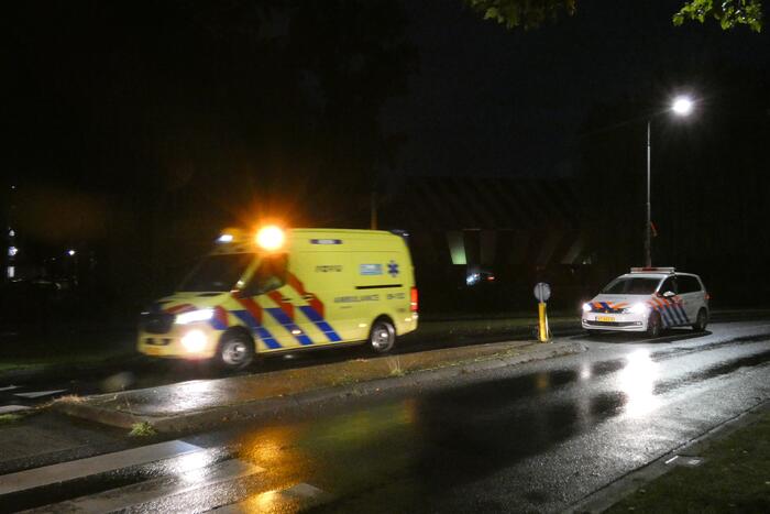 Aanrijding tussen een bestelbus en fietser