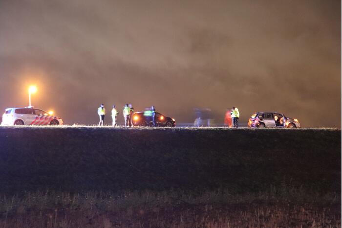 Gewonde bij aanrijding op snelweg