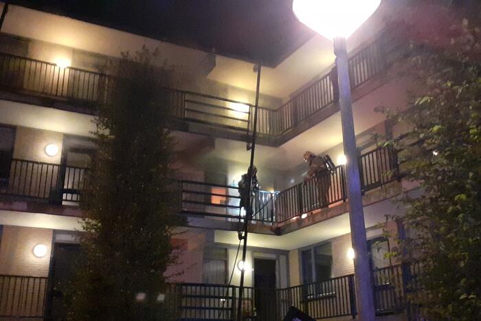 Brand door mogelijke kortsluiting in flat