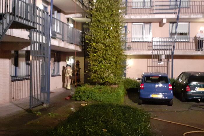 Brand door mogelijke kortsluiting in flat