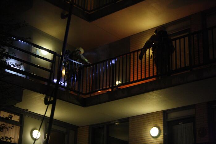 Brand door mogelijke kortsluiting in flat