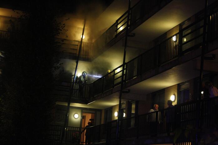 Brand door mogelijke kortsluiting in flat