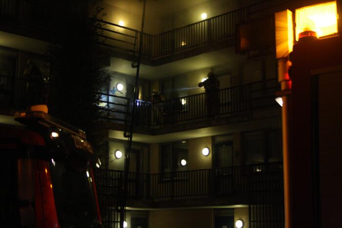 Brand door mogelijke kortsluiting in flat