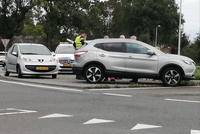 Ongeval tussen twee auto's