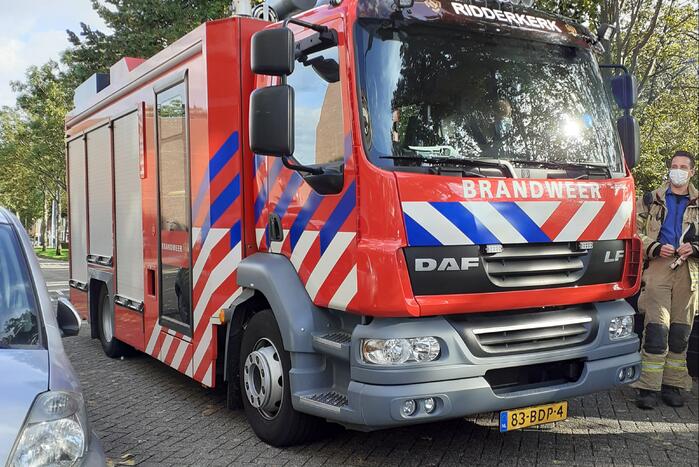 Appartement op tweede verdieping vol rook na brand in keuken