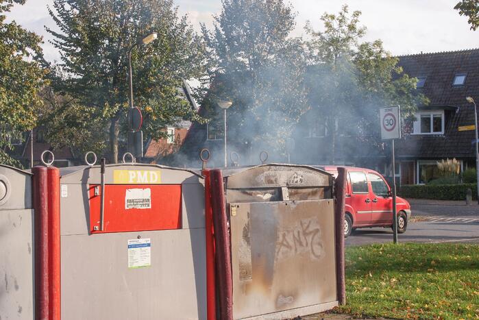 Brand in papiercontainer in Soesterkwartier