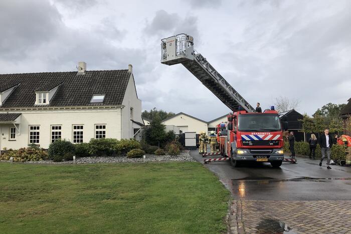 Brand in afvoerkanaal kachel