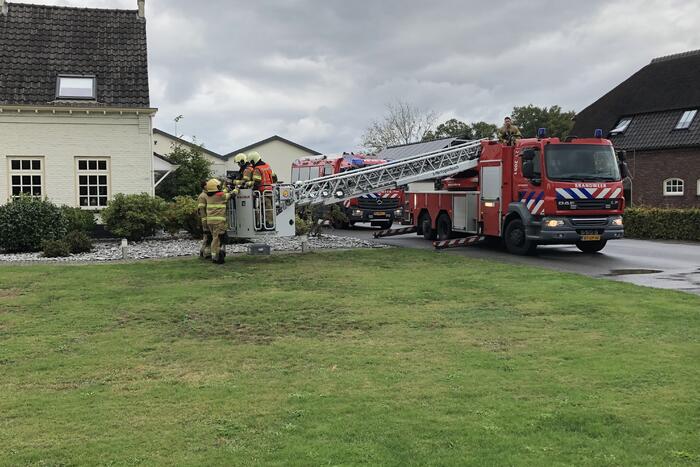 Brand in afvoerkanaal kachel