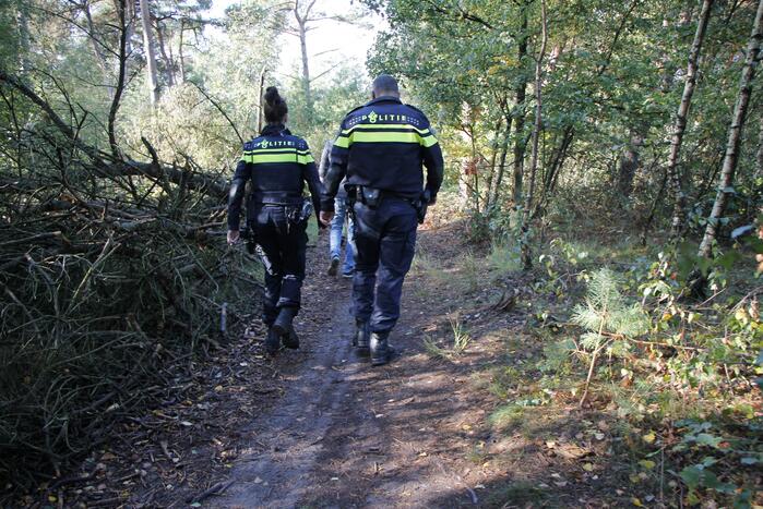 Brand in bosgebied snel geblust