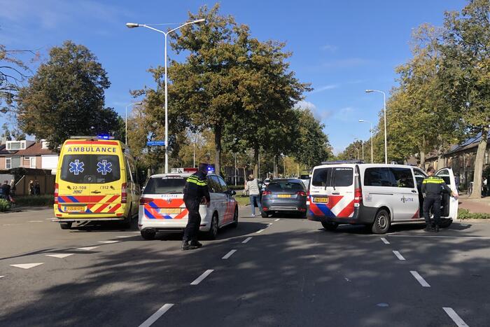 Ernstig ongeval tussen motor en motorscooter