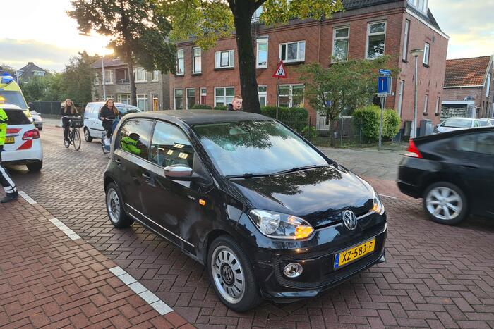 Fietser gewond door aanrijding met auto