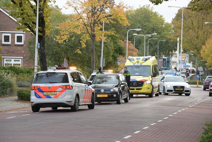 Fietser gewond door aanrijding met auto