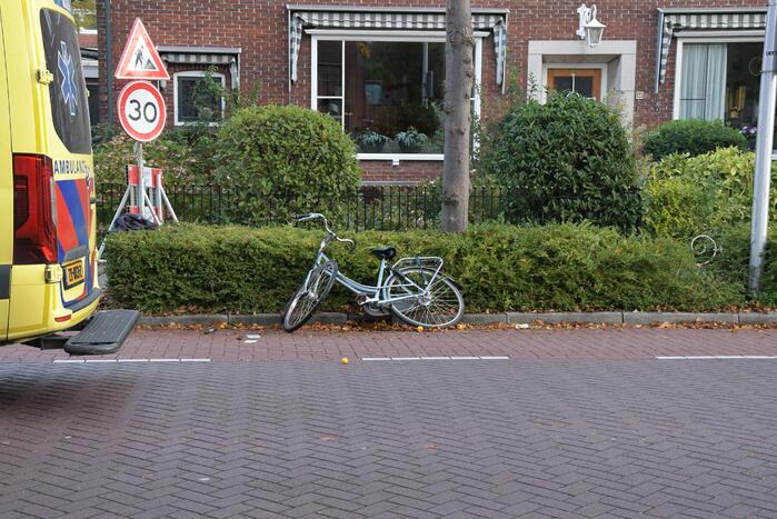 Fietser gewond door aanrijding met auto