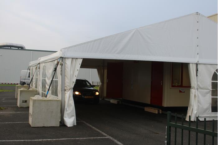 Covid-19 drive-thru-teststraat U-Diagnostics geopend