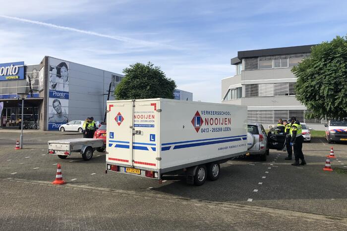 Verkeerscontrole op aanhangers