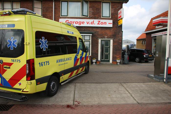 Scooterrijder gewond na schrikreactie