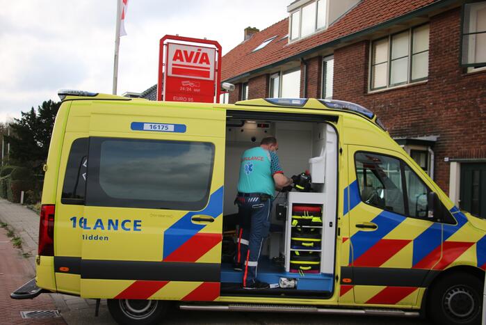 Scooterrijder gewond na schrikreactie