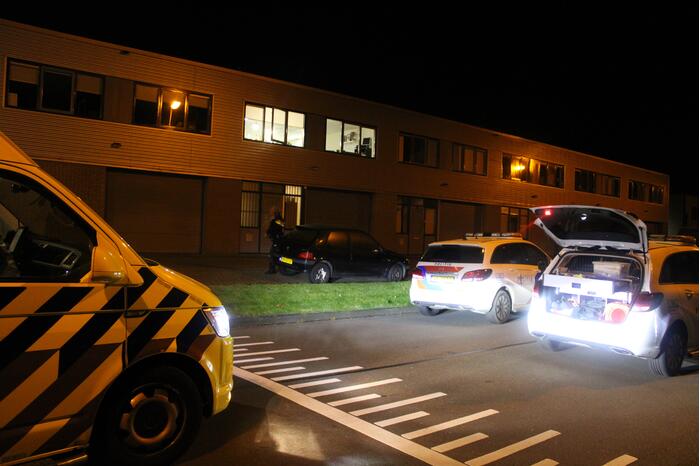 Persoon gewond na vernieling met lachgas tank