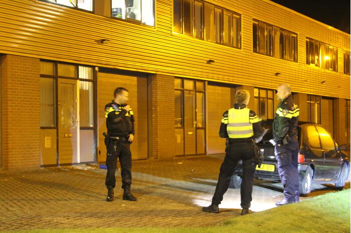 Persoon gewond na vernieling met lachgas tank