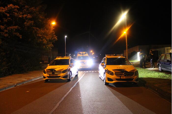 Persoon gewond na vernieling met lachgas tank