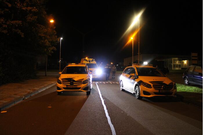 Persoon gewond na vernieling met lachgas tank