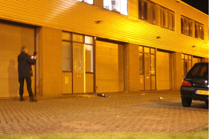 Persoon gewond na vernieling met lachgas tank