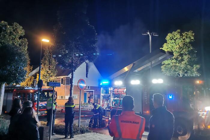 Vier gewonden bij felle woningbrand