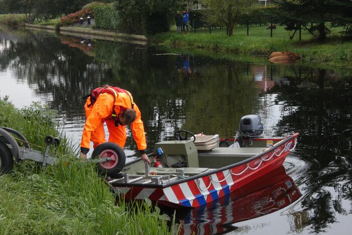 Twee koeien belanden in een sloot