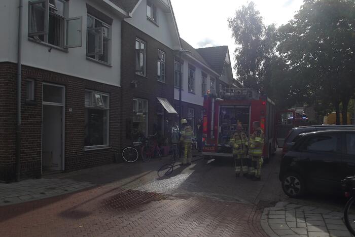 Brand in woning in Bunnepe