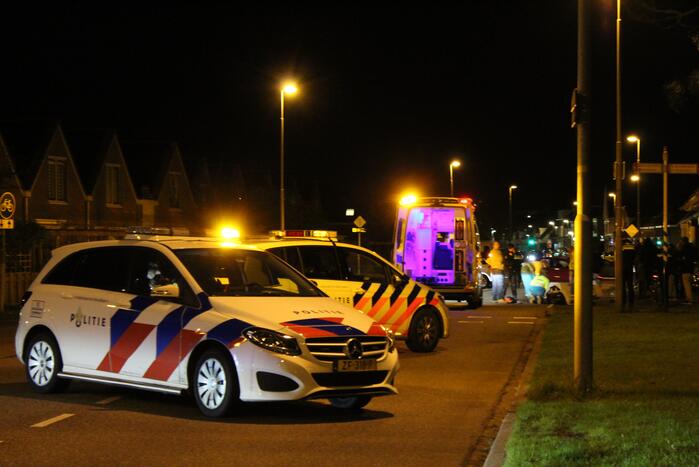 Vrouw raakt gewond bij ongeval