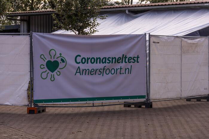 Eerste Corona-snelteststraat in Amersfoort geopend