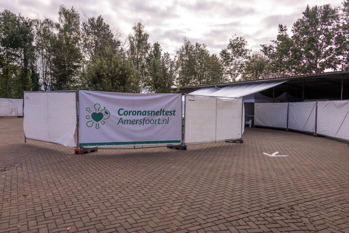 Eerste Corona-snelteststraat in Amersfoort geopend