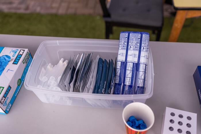 Eerste Corona-snelteststraat in Amersfoort geopend