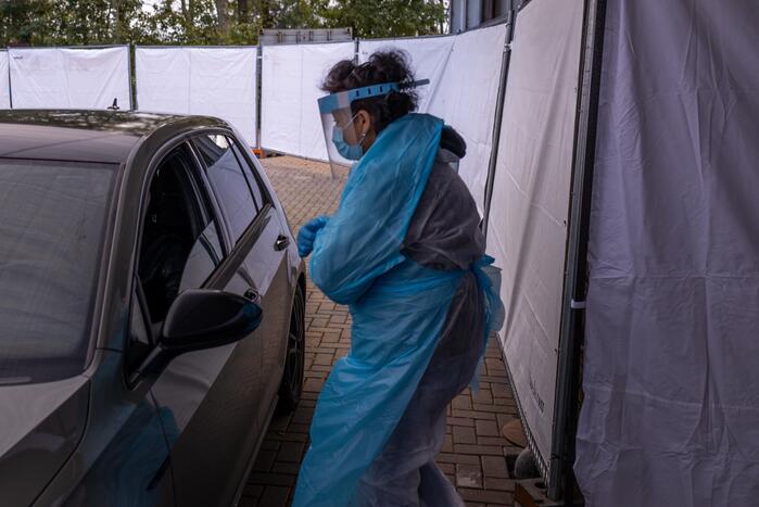 Eerste Corona-snelteststraat in Amersfoort geopend