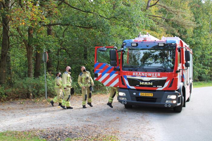 Brand in bos bagelhuiseplas
