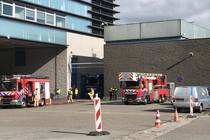 Brand in bedrijf Bakker Barendrecht