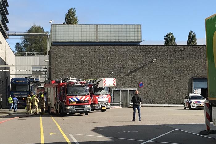 Brand in bedrijf Bakker Barendrecht