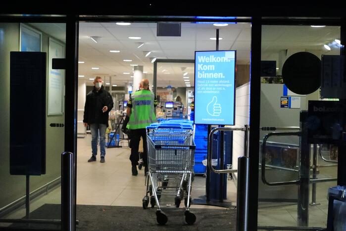 Overval op supermarkt Albert Heijn