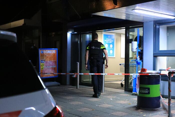 Overval op supermarkt Albert Heijn