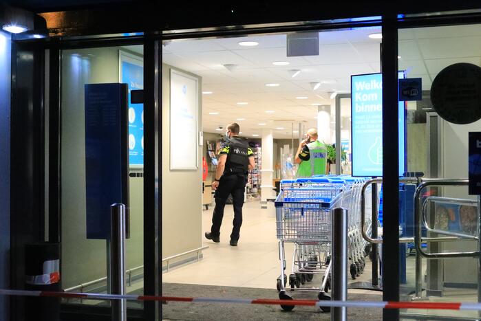 Overval op supermarkt Albert Heijn