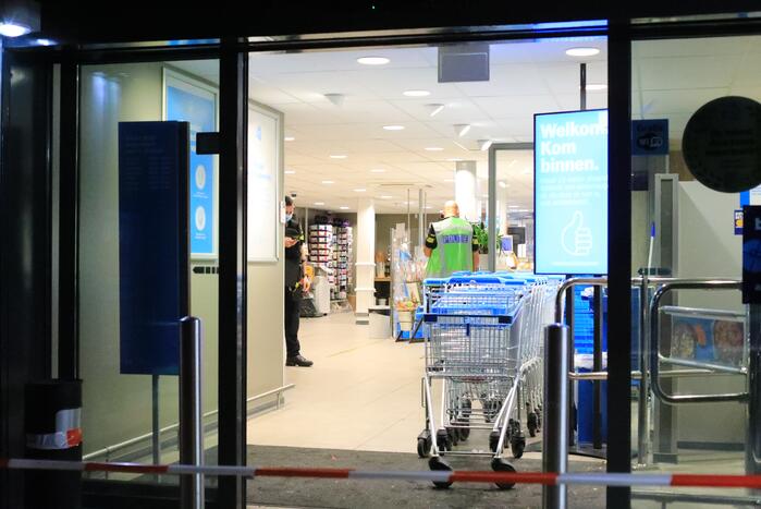 Overval op supermarkt Albert Heijn