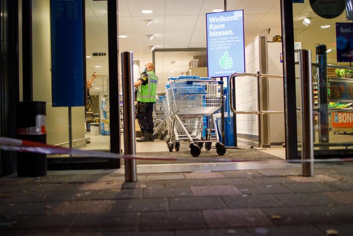 Overval op supermarkt Albert Heijn