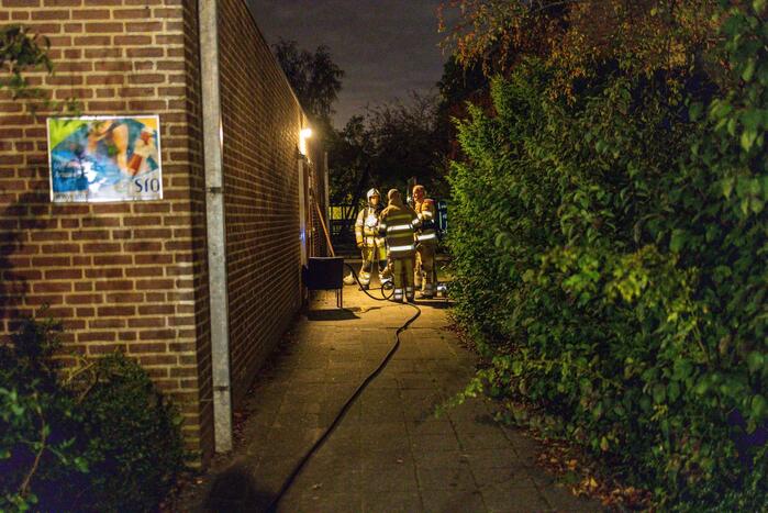 Toegangsdeur opgeblazen van sporthal