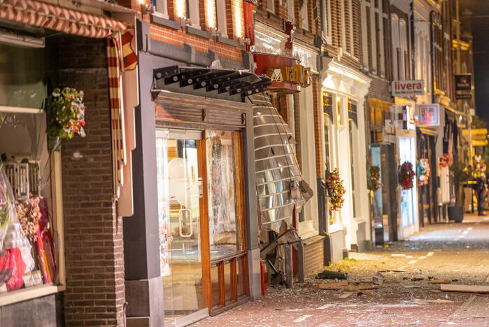 Flinke schade na plofkraak bij juwelier