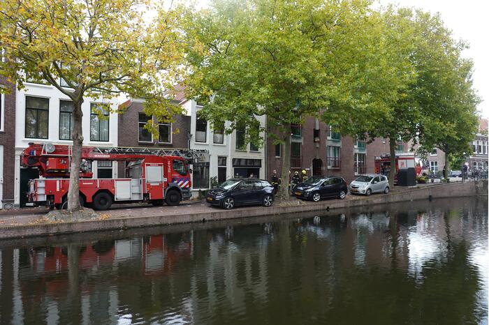 Brand geblust met brandblusser in woning