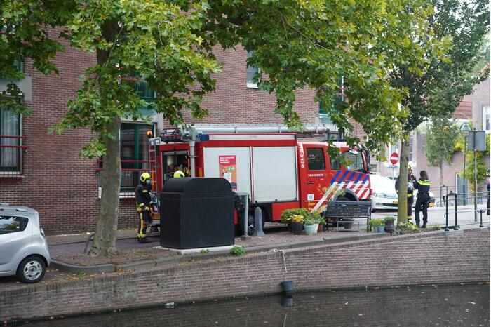 Brand geblust met brandblusser in woning