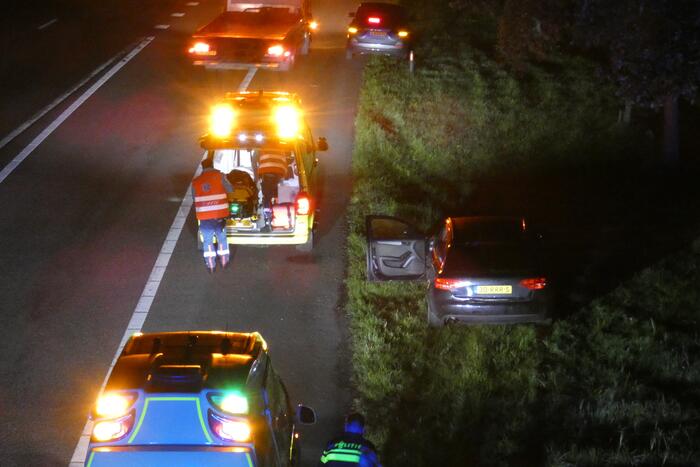 Gewonden bij aanrijding op snelweg