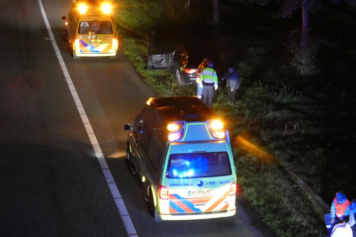 Gewonden bij aanrijding op snelweg