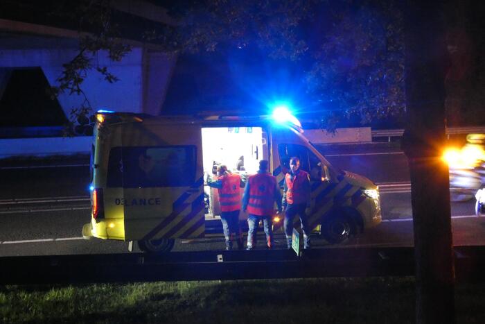 Gewonden bij aanrijding op snelweg